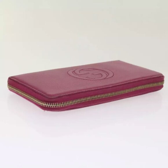 GUCCI Soho Long Wallet Leather Pink 291102 Auth yk11136 - Picture 5 of 16